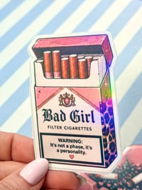 Bad Girl Cigarettes Sticker