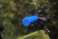 Image 1 of Anti-Twist TPU Mountain Bike Grips: Air Cushioned, For 22mm Width Bars