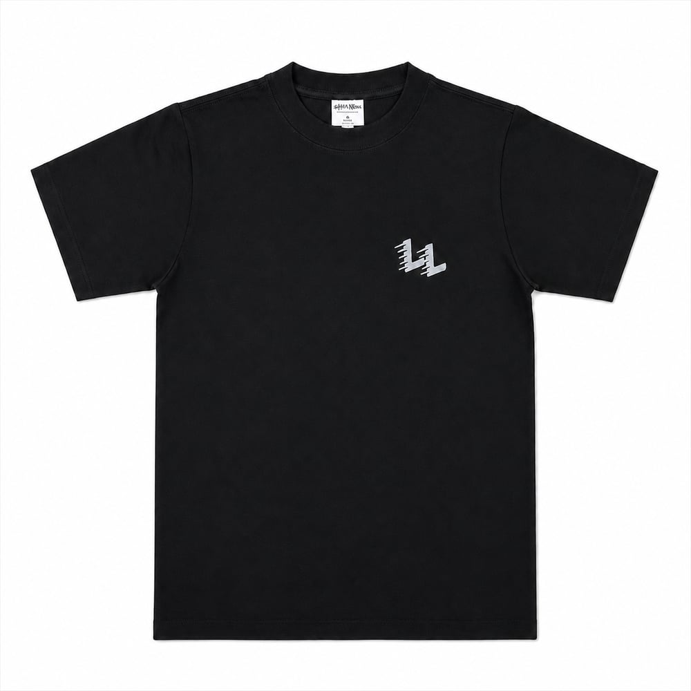 Image of LL SPEED LINES TEE - BLACK