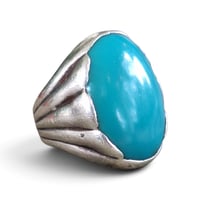 Image 1 of Vintage Bell Trading Post Silver Turquoise Ring, c. '61-'72