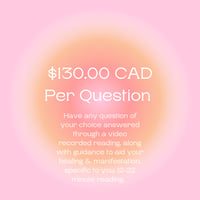 $130.CAD Per Question