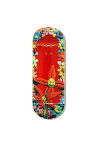 Image 1 of "Flowers" Candy Apple Red Painted
