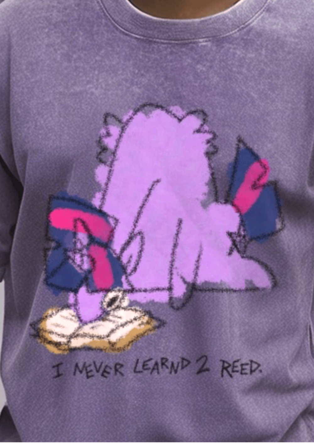 Image of “I never learnd 2 reed” T-Shirt