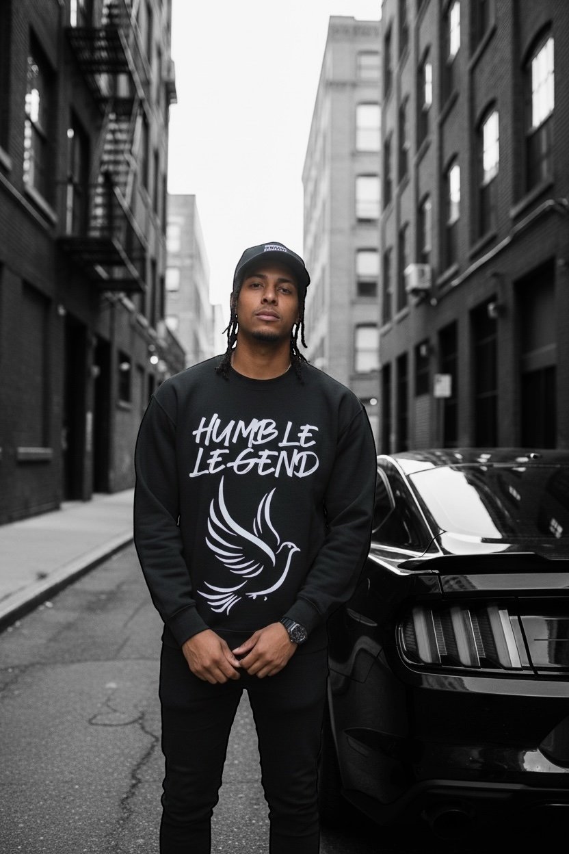 Image of Humble Legend Crewneck (Black)