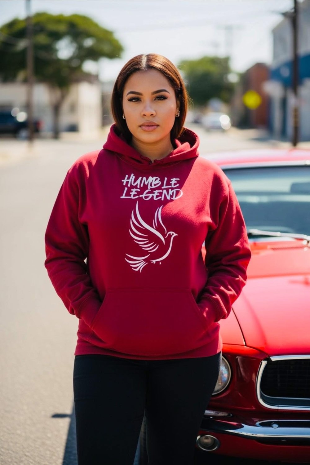 Image of Humble Legend Pullover Hoodie (Red)