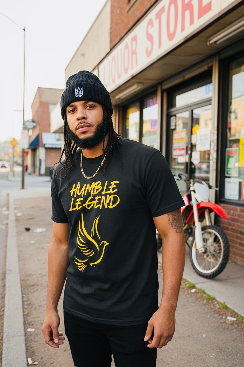 Image of Humble Legend Tee (Black/Gold)