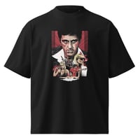 Image 2 of Scarface Oversized Tshirt Navy/Black