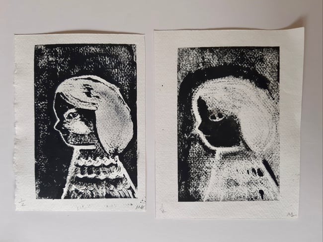 Mono prints ~ mixed media ~ Original artwork