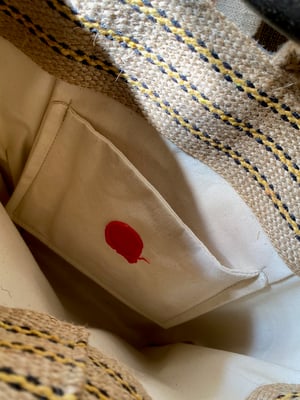 Image of one of a kind painting bag - bali no. 01