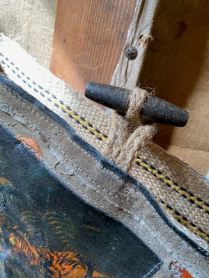 Image of one of a kind painting bag - bali no. 01