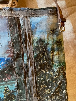 Image of one of a kind painting bag - bali no. 02