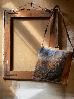 Image of one of a kind painting bag - bali no. 03