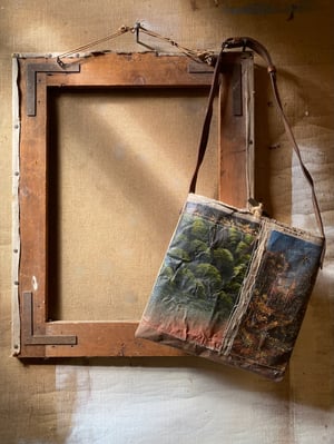 Image of one of a kind painting bag - bali no. 03
