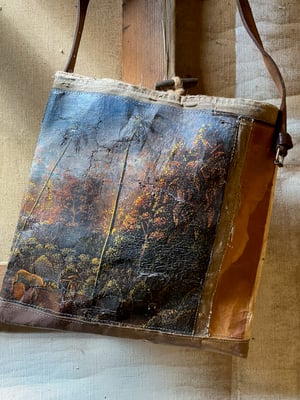 Image of one of a kind painting bag - bali no. 03