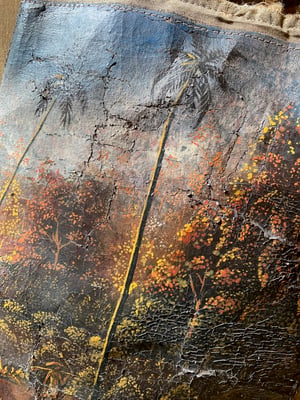 Image of one of a kind painting bag - bali no. 03