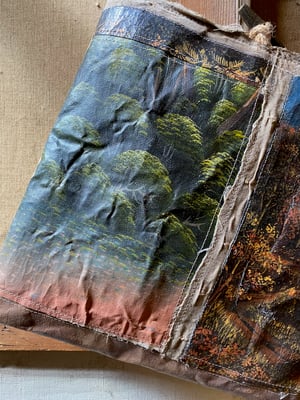 Image of one of a kind painting bag - bali no. 03