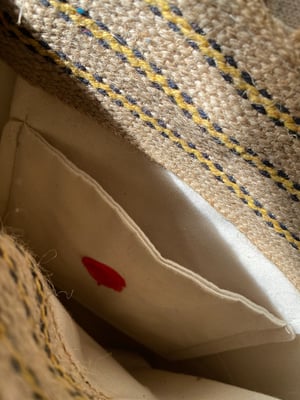 Image of one of a kind painting bag - crete