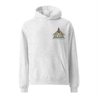 Image 3 of Boudha Stupa Chest Printed Hoodie Multiple Colours 