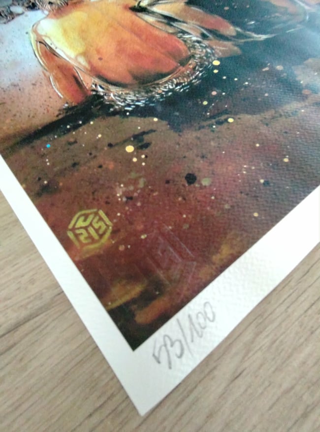 C215 Christian Guémy Premier Baiser Digigraphie