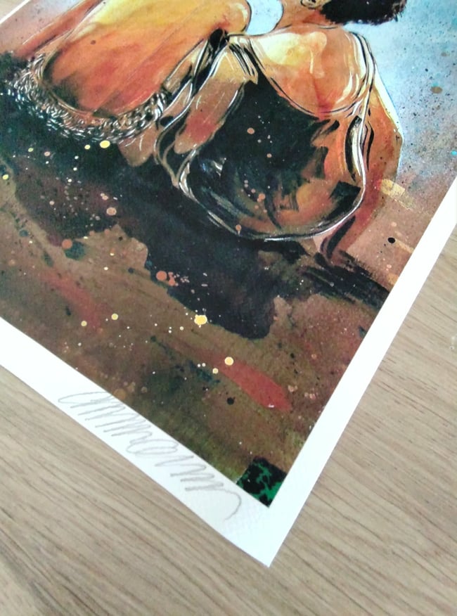C215 Christian Guémy Premier Baiser Digigraphie