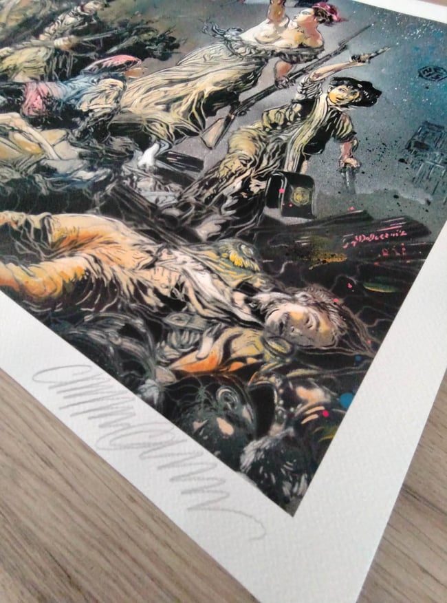 C215 Christian Guémy La Liberté Guidant Le Peuple Digigraphie XL