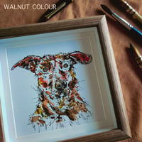 Image 4 of SIGNATURE Framed Bespoke Pet Portrait (15x15cm, frame 17x17cm)