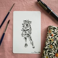 Image 2 of Little Masterpiece: Bespoke Pet Portrait Fullbody (10x15cm)