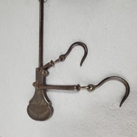Image 2 of Hanging Bar Scale, 1800's Weigh System, #1014