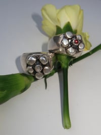 Image 3 of maisie signet | moonstone, garnet