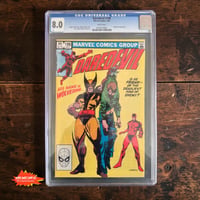 Image 1 of Daredevil #196 (1983) CGC 8.0 Graded Marvel Comic | 1st Daredevil & Wolverine Meeting Key Issue