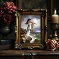 Image 1 of The Death of Sappho – Mythological Dark Romantic Classical Art Print