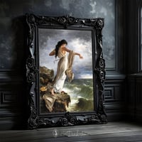 Image 2 of The Death of Sappho – Mythological Dark Romantic Classical Art Print