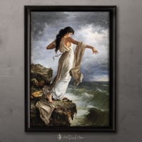 Image 3 of The Death of Sappho – Mythological Dark Romantic Classical Art Print