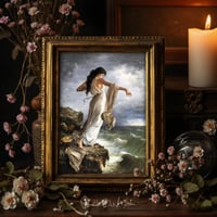 Image 4 of The Death of Sappho – Mythological Dark Romantic Classical Art Print