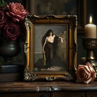 Image 3 of Sappho – Dark Gothic Classical Art Print
