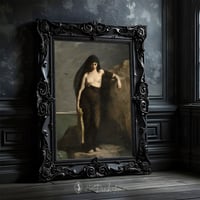 Image 4 of Sappho – Dark Gothic Classical Art Print