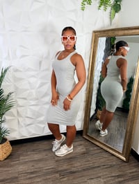 Image 3 of Race back fitted Dress (available in black) 
