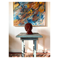 Image 2 of Vintage Head Sculpture