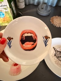 Image 6 of 💋 IBIZA PERSONALIZED 🪶 PORTRAIT PLATE – DECORATIVE PORCELAIN – WALL ART