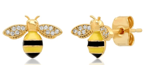 14 kt Gold Plated Studs - Image 4 of 11