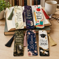 PERSONALIZED ALUMINUM BOOKMARKS