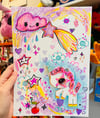 Confetti Unicorn - original 8x10