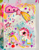 Confetti Unicorn - original 8x10