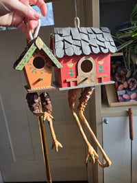 Image 4 of Baba Yaga Birdhouse - Custom Order Down Payment