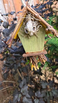 Image 2 of The Swamp Witch's Cottage - Baba Yaga Birdhouse