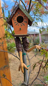 Image 2 of Folk Haven - Baba Yaga Birdhouse