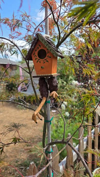 Image 1 of Folk Haven - Baba Yaga Birdhouse