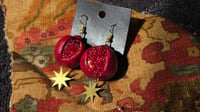 Image 1 of No Going Back - Pomegranate Earrings