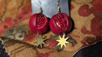 Image 2 of No Going Back - Pomegranate Earrings