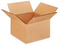S1 Beavership 6 x 6 x 4" Lightweight 32 ECT Corrugated Boxes